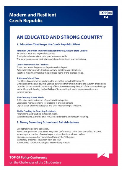Modern and Resilient Czech Republic 2026